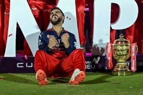 2025 IPL Champion Virat Kohli 4K wallpaper