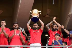 2025 IPL Champion Virat Kohli 4K Wallpaper