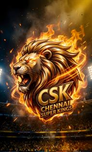 2026 IPL team CSK logo  Phone wallpaper