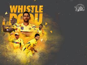 Chennai Super Kings players 4K wallpaper