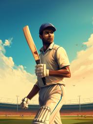 MS Dhoni cricket wallpaper 4K