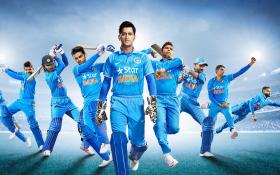 indian cricket team 4K wallpaper
