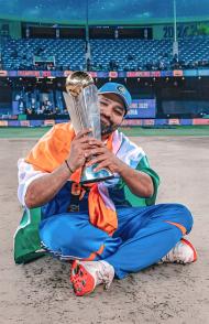 Indian cricket team Rohit Sharma 4K wallpaper