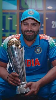Indian cricketer Rohit Sharma HD wallpaper