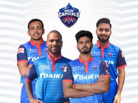 IPL delhi capitals squad wallpaper
