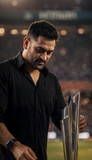 MS Dhoni 4K wallpaper Download