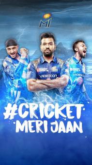 mumbai indians cricket meri jaan poster