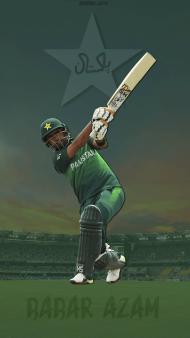 Pakistan cricket playe babar azam Phone wallpaper