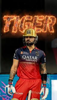 RCB Virat Kohli phone wallpaper 4K