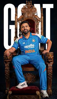Rohit Sharma for mobile phone wallpaper 4K