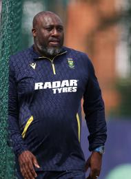 South Africa women's head coach Mandla Mashimbyi