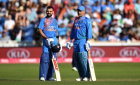 Virat Kohli and MS Dhoni 4k wallpaper